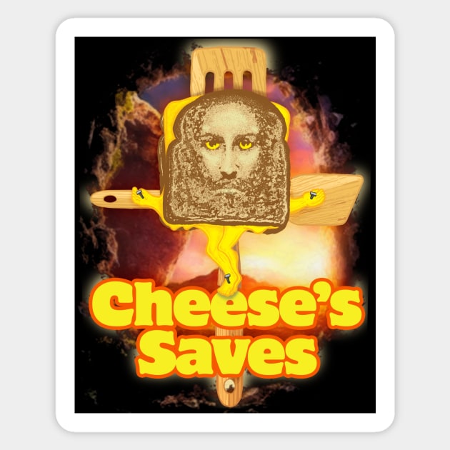 Cheese's Saves 2020 Back Print Sticker by TeeLabs